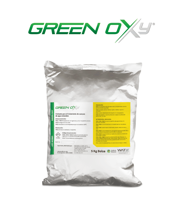 Bolsa de 5 kg de Green Oxy de Watch Water, oxígeno de liberación prolongada
